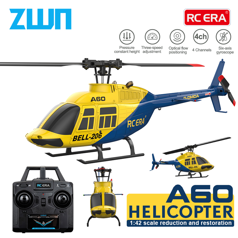 Drone Rc Bolide - A60 RC Helicopter 2.4G 6-Aixs Gyroscoop