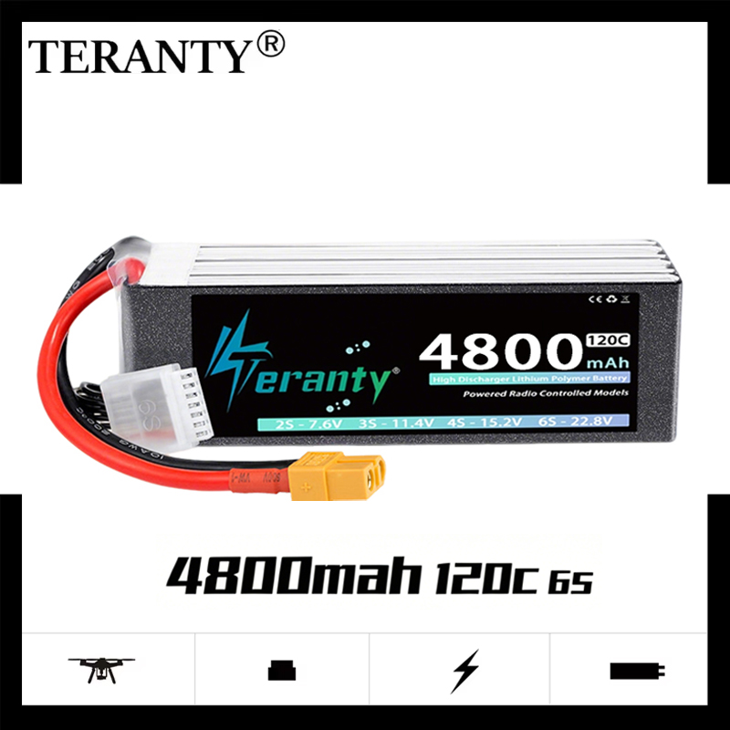 Drone Rc Link - TERANTY 6S 4800mAh Lipo Batterij 22.8V