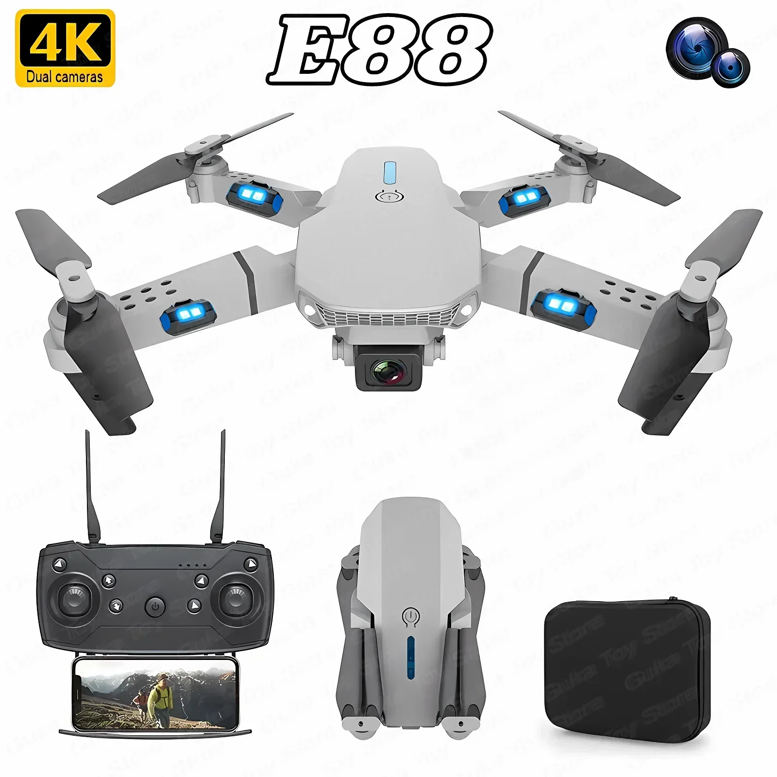 Drone Z - E88 Pro WIFI FPV Drone Groothoek