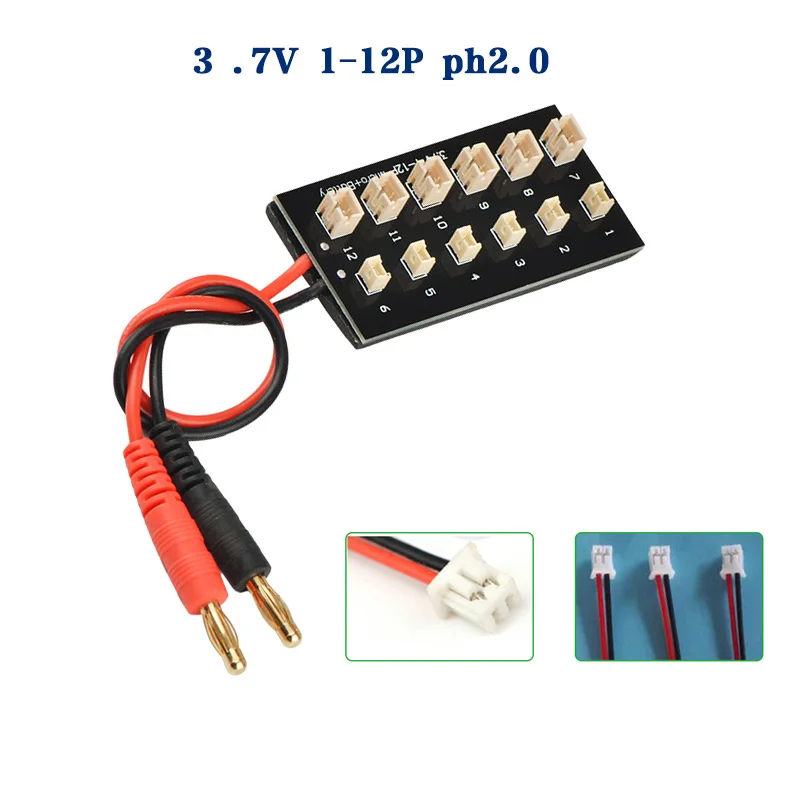 Lipo Parallel Charging Board - Parallelle laadplaat voor RC 2-6S 2-8S