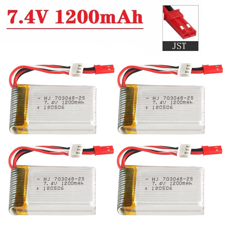 Drone Rc Link - Lipo-batterij 2S 7,4V 1200mAh 703048 Voor
