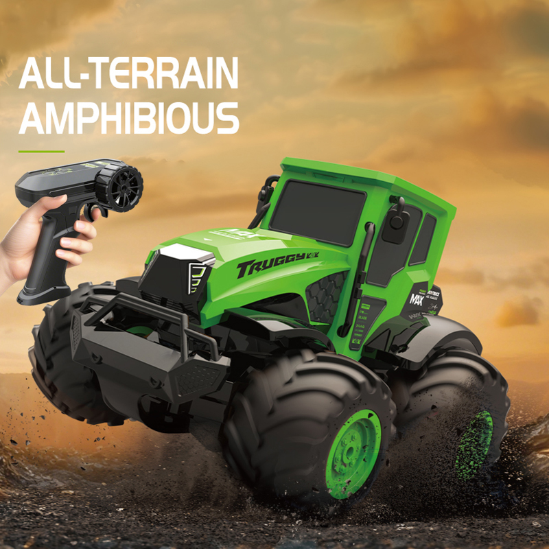 Drone Or Rc Car - 1:14 Schaal Amfibische RC Auto Volledig