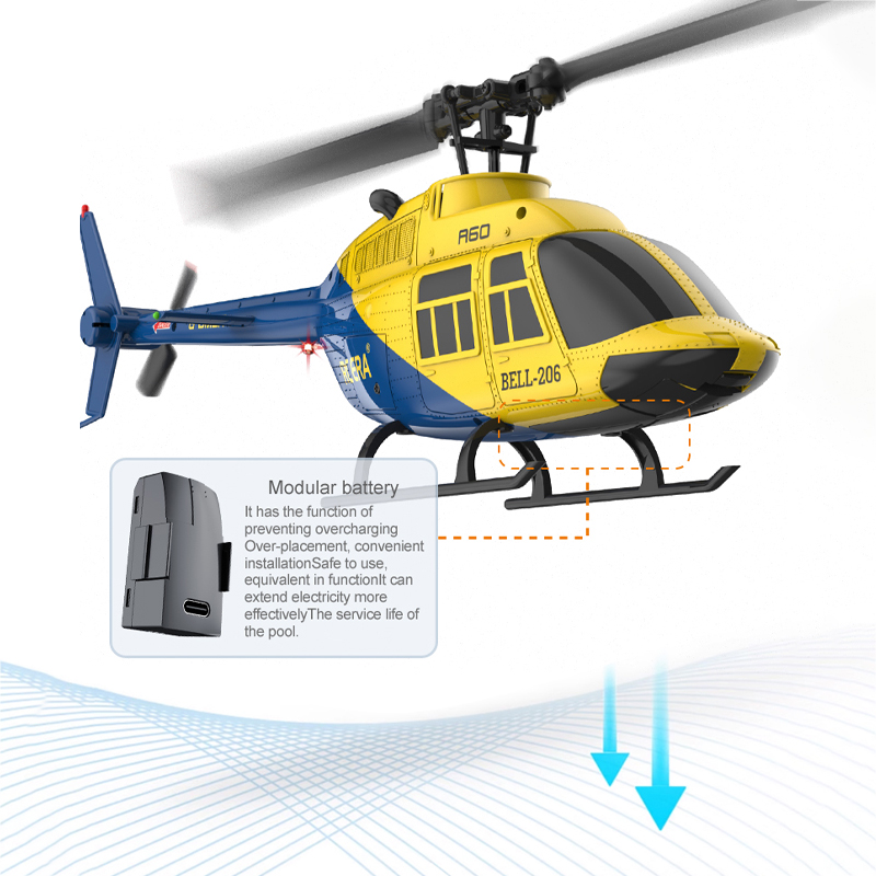 A60 RC Helicopter 2.4G 6-Aixs  - Drone Rc Bolide recensie en prijs