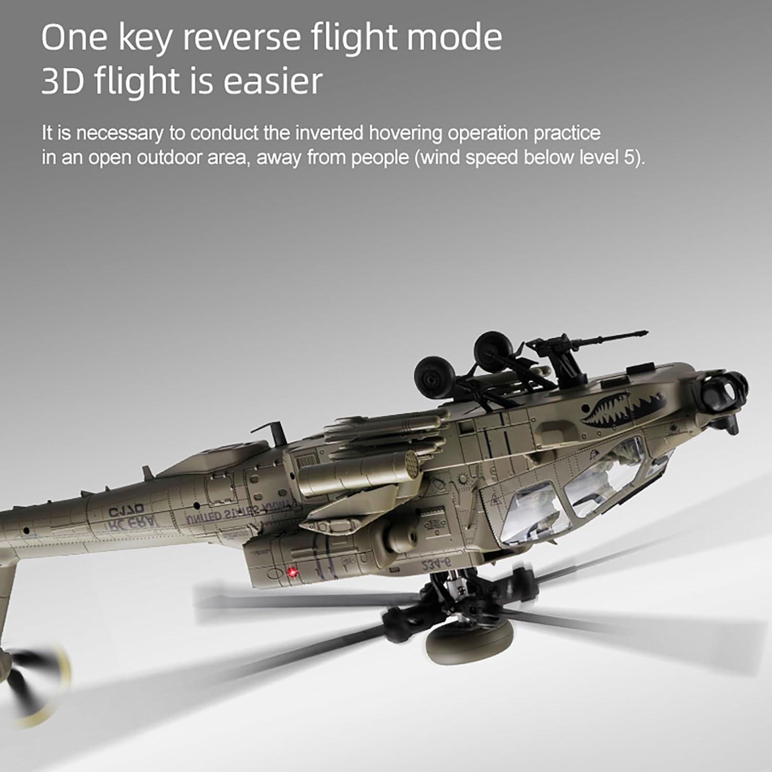 310MM 6CH C170 AH-64D RC Helik - Drone Rc Bolide recensie en prijs