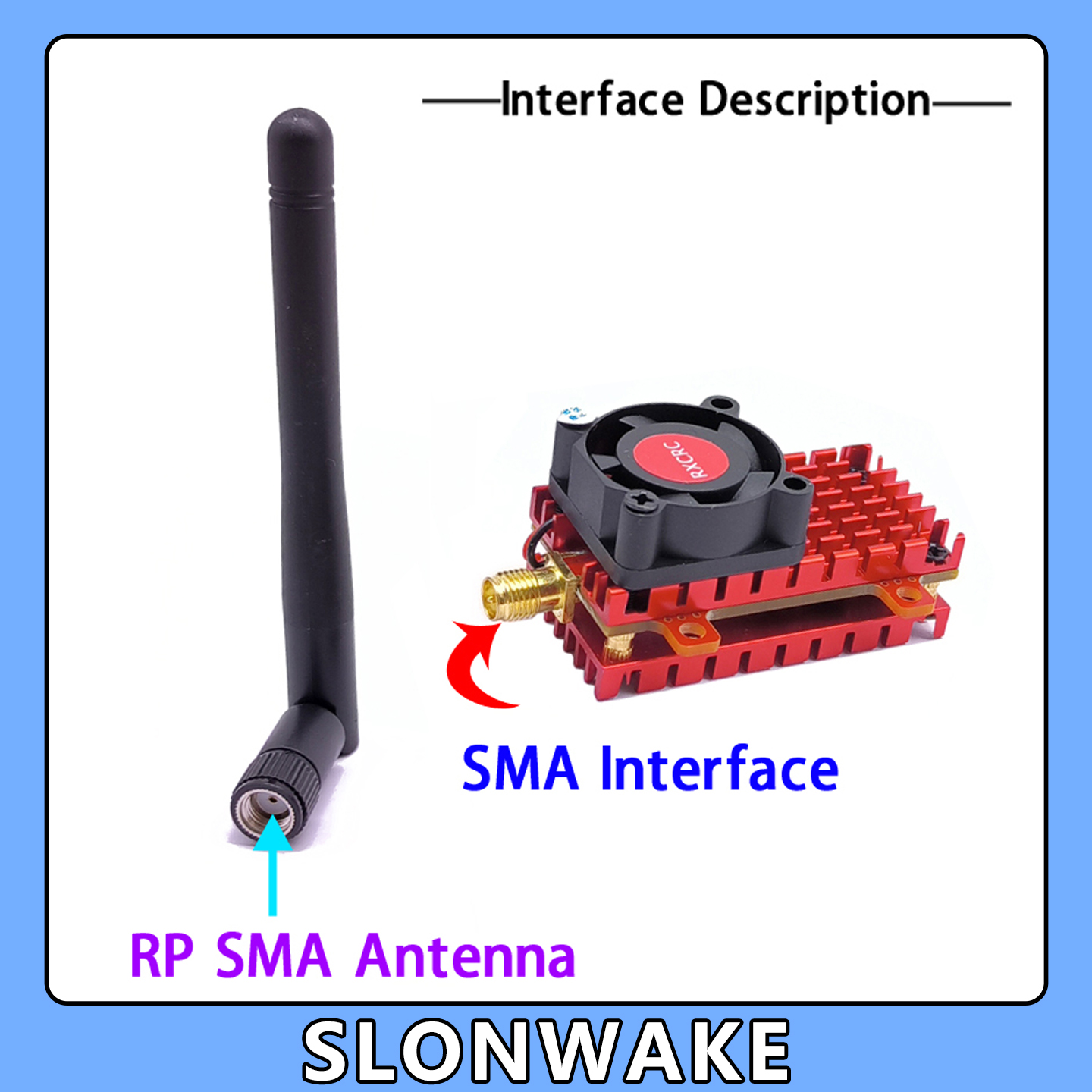 SLONWAKE 5.8G 2W VTX FPV 1800T - Drone Z recensie en prijs