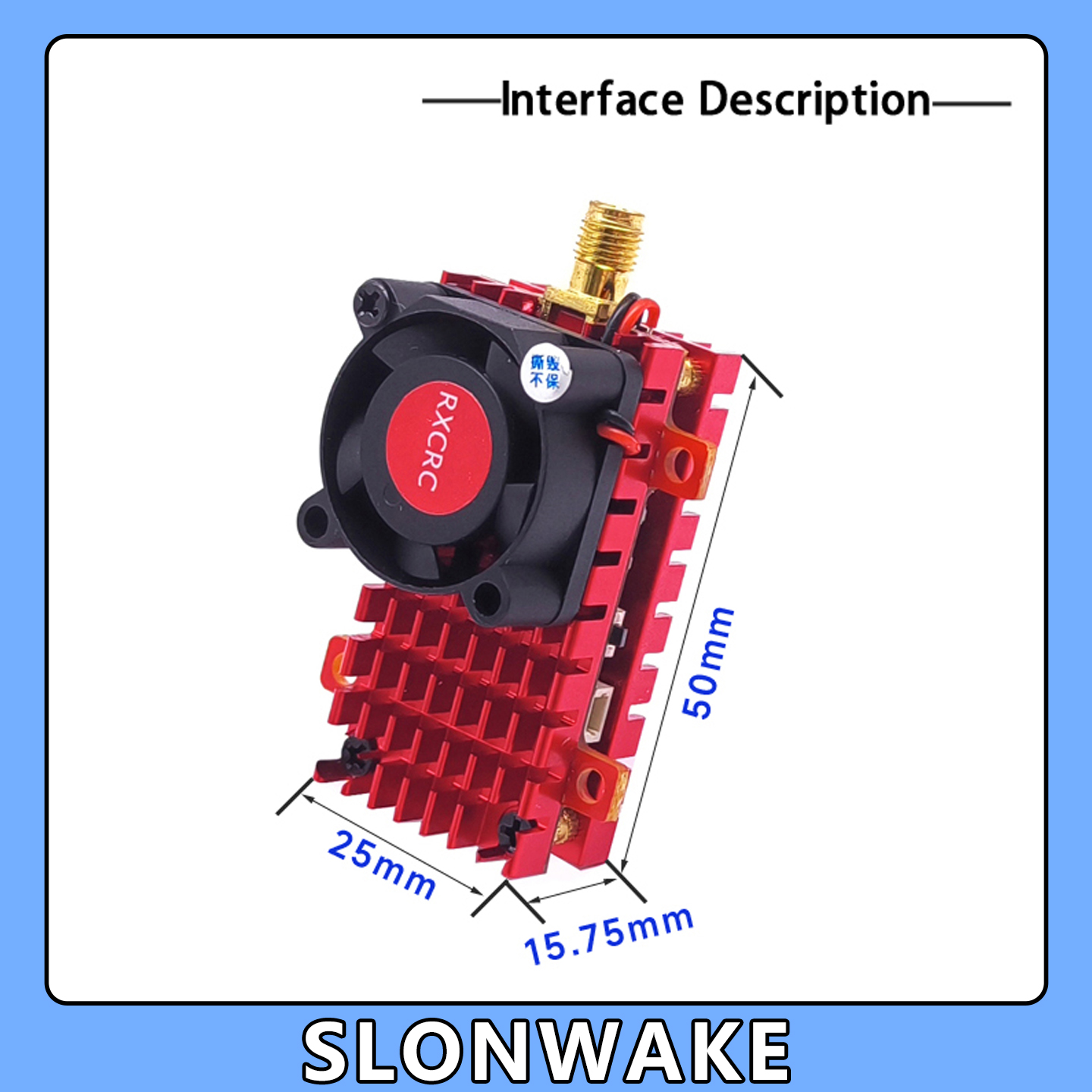 SLONWAKE 5.8G 2W VTX FPV 1800T - Drone Z recensie en prijs