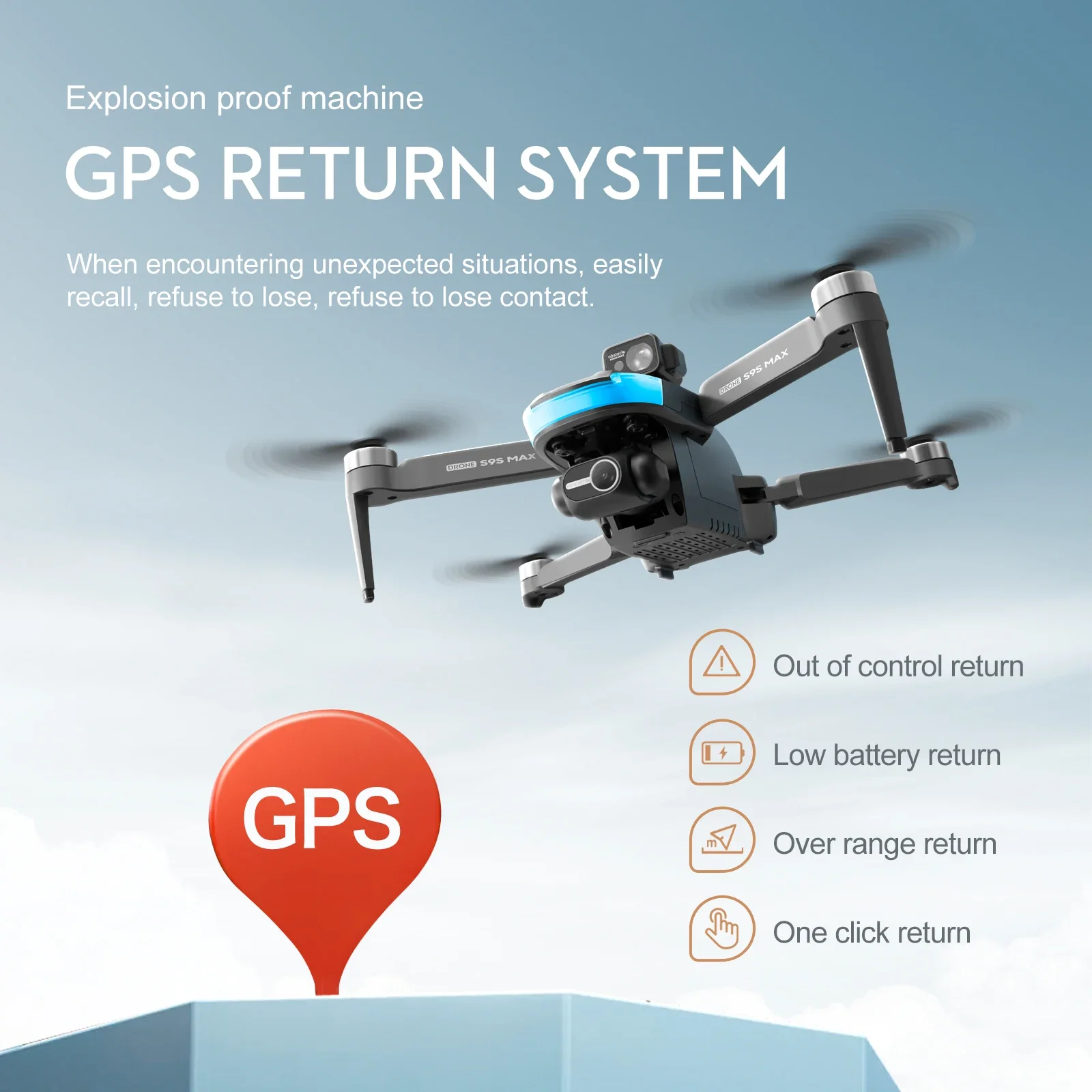 NIEUWE S9S MAX MINI Drone 4K 2 - Drone Z recensie en prijs