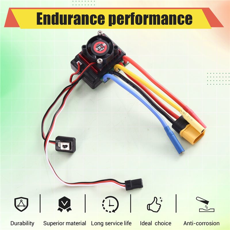 AINY-60A borstelloze ESC-snelh - Rc Boat Brushless Motor recensie en prijs