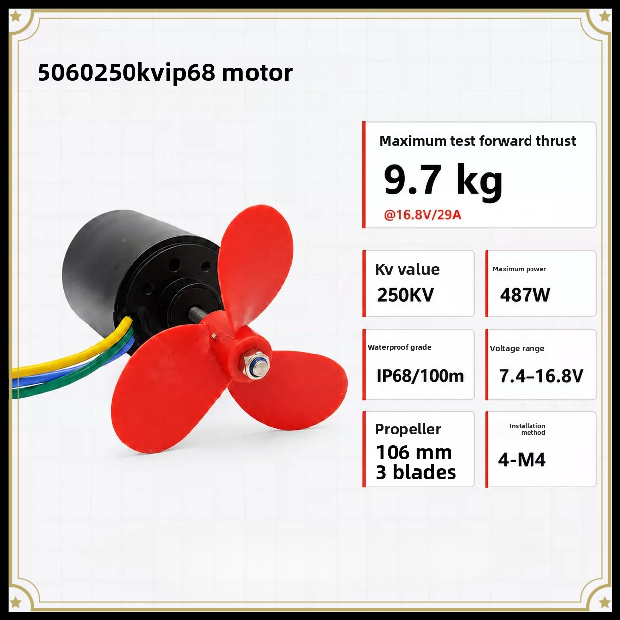 A5060 Waterdichte Borstelloze  - Rc Boat Brushless Motor recensie en prijs