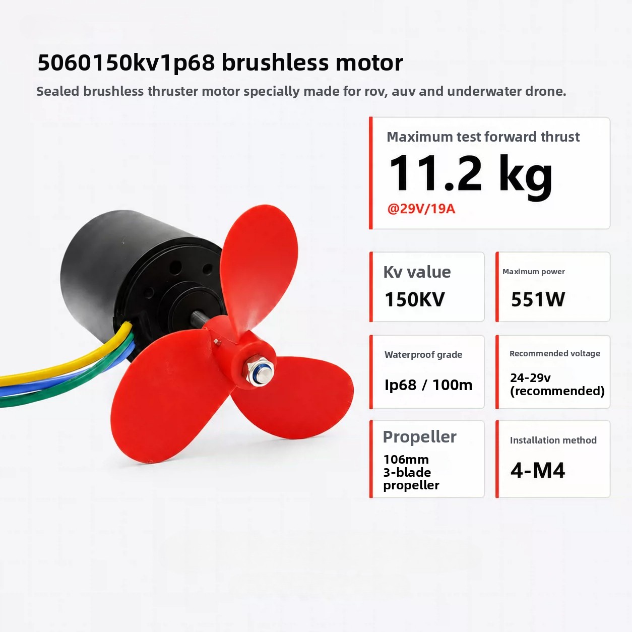 A5060 Waterdichte Borstelloze  - Rc Boat Brushless Motor recensie en prijs