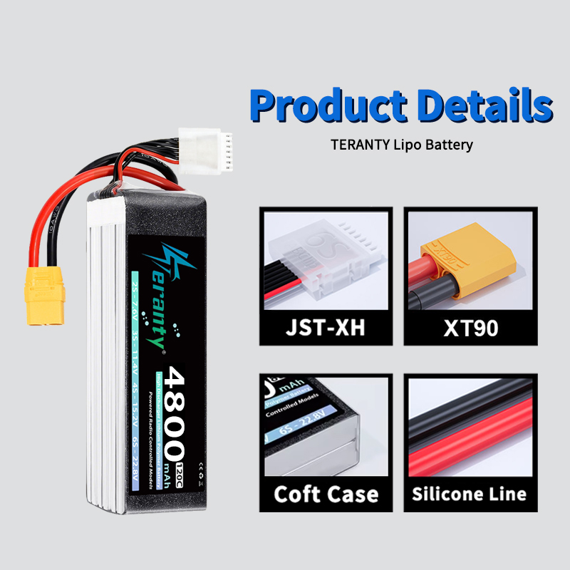 TERANTY 6S 4800mAh Lipo Batter - Drone Rc Link recensie en prijs