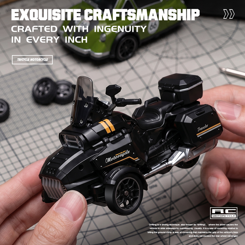 1:43 RC Drift Driewielige moto - Drone Or Rc Car recensie en prijs