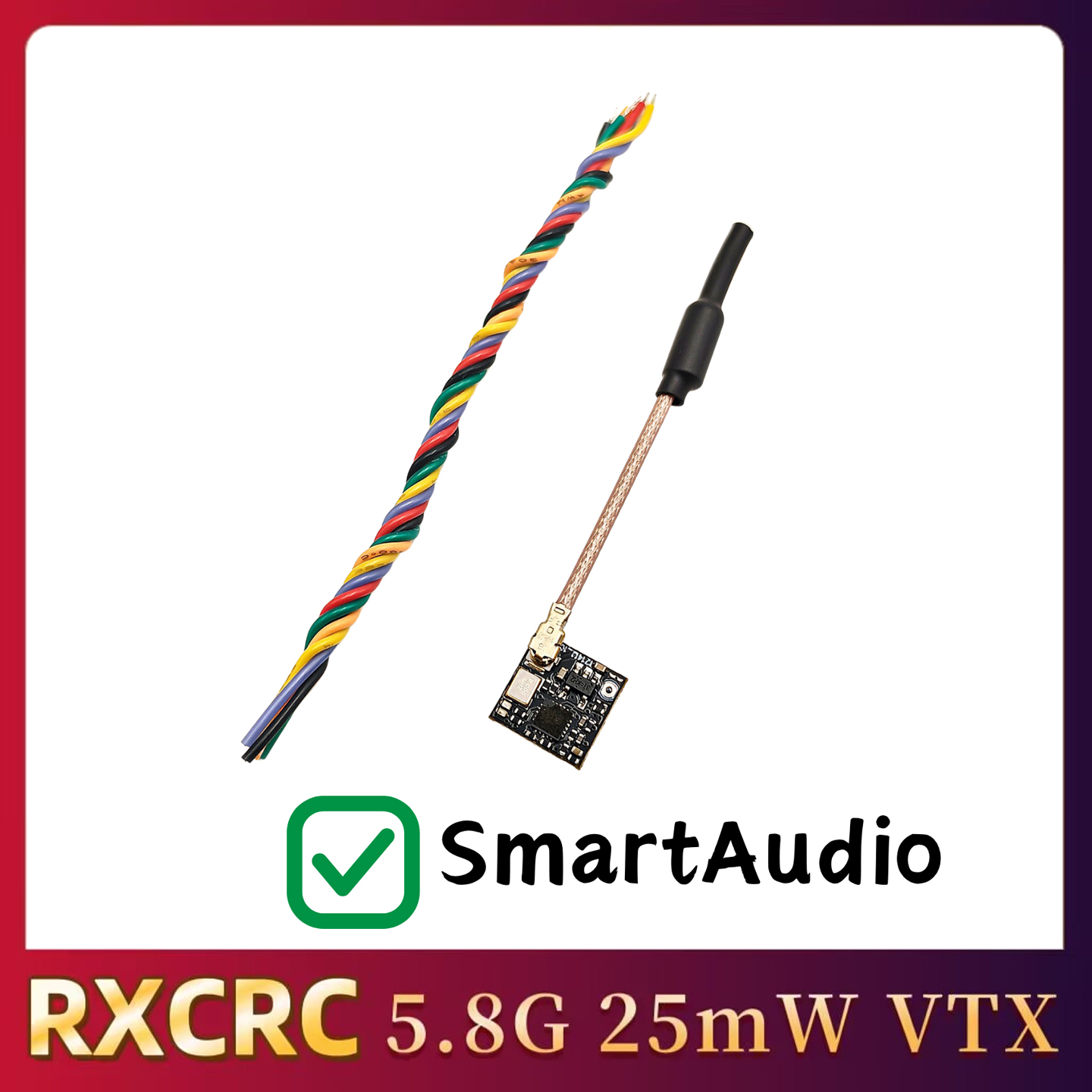 RXCRC 5.8GHz 48CH FPV 25mW ana - Drone And Car recensie en prijs